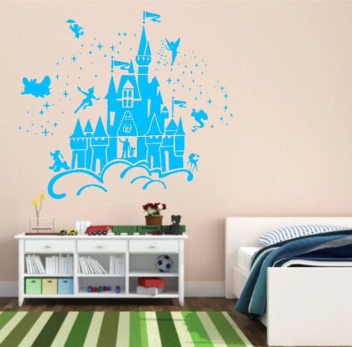 Stickers muraux chateau disney