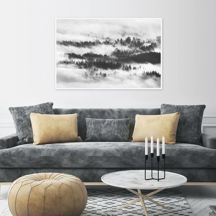 Affiche scandinave noir et blanc