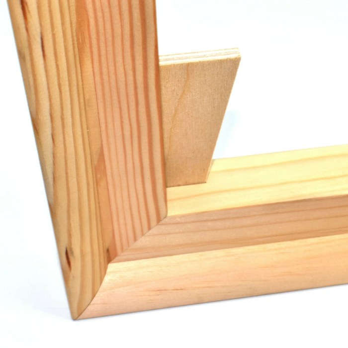 Canvas stretch over step frame stretcher own staple frames top side