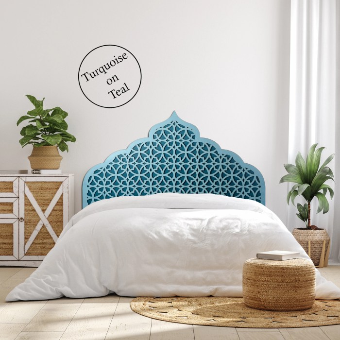 Tete de lit style marocain