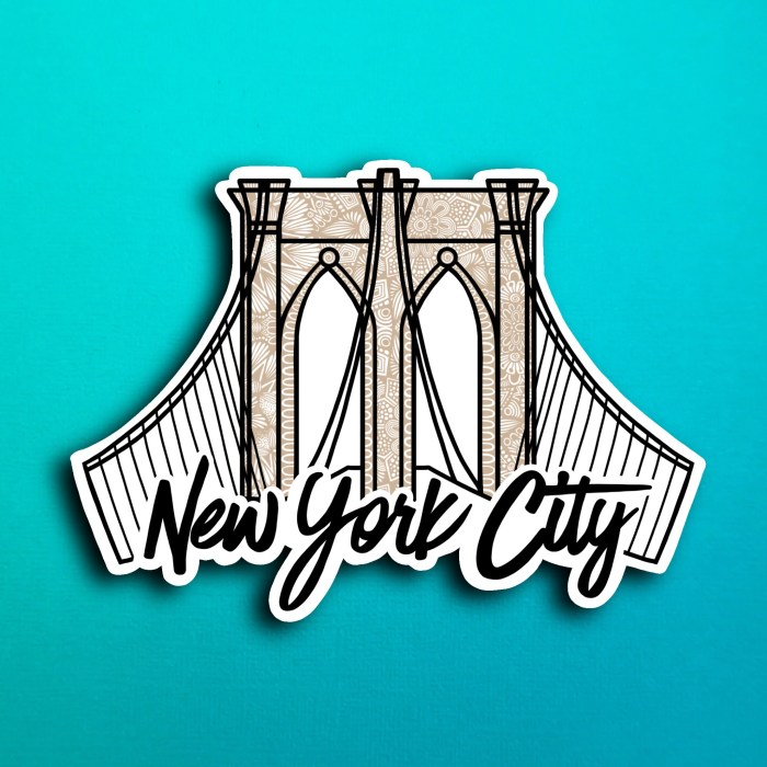 Stickers new york gifi