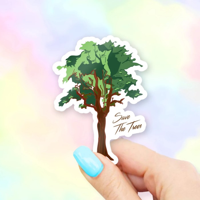 Stickers arbre photo