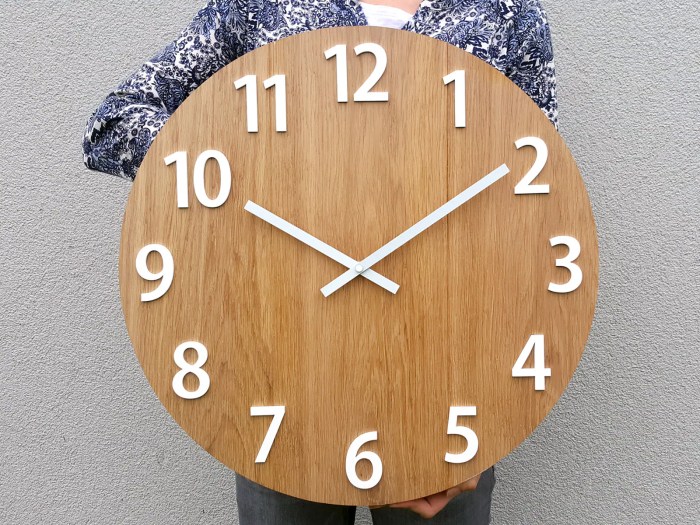 Wall modern clock wooden clocks online impact cost pieces low decor high purely wishlist add beautiful budgeting family