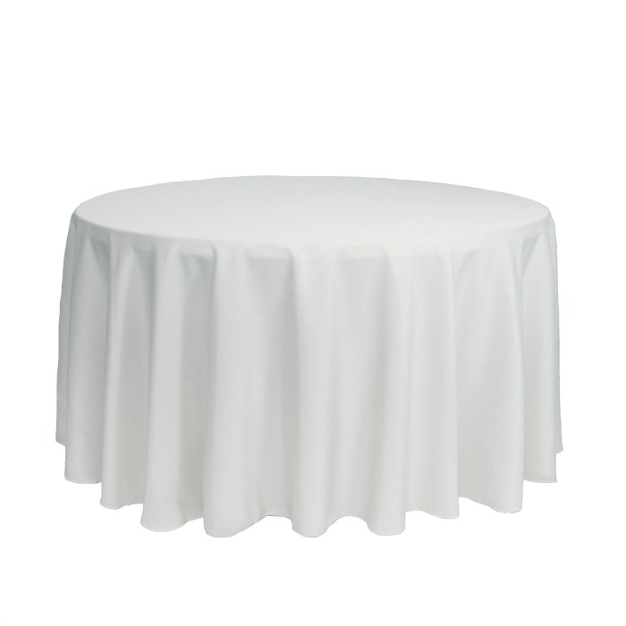 Nappe ronde transparente gifi