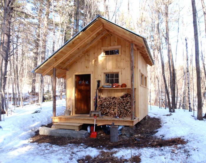 Cabine bois pequena vacances