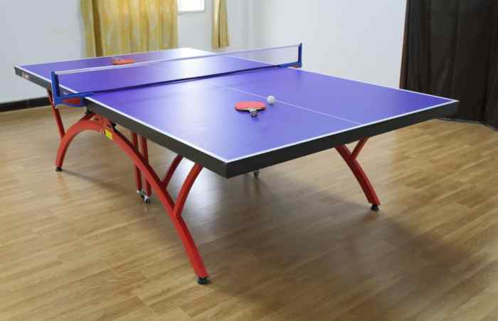 Fabriquer table ping pong