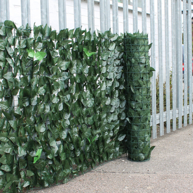 Fence ivy retractable expandable faux