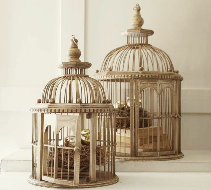 Cage oiseau deco gifi