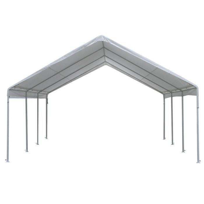 Canopy steel king frame ft hercules depot car canopies share portable