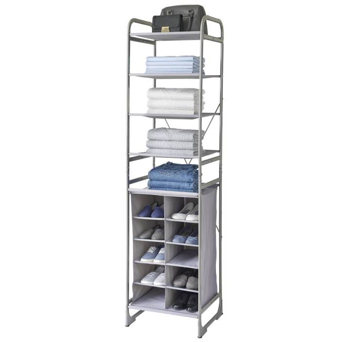 Storage tower drawer wham grey tesco towers