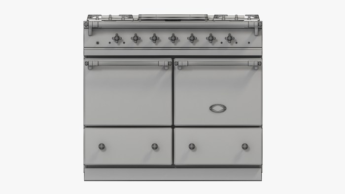 Lacanche cluny range ivory cooker chrome trim dual fuel online johnlewis longer available