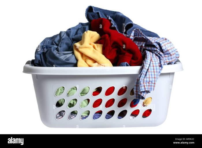 Laundry service basket dirty pickup clothing delivery using time