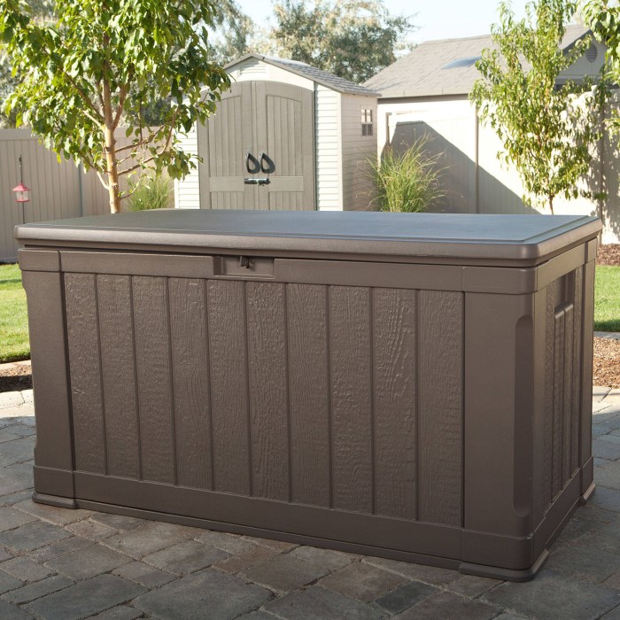 Storage box outdoor deck lifetime bench plastic gallon costco patio cushion boxes rangement 2000 ca proportions walmart coffre ideas wayfair