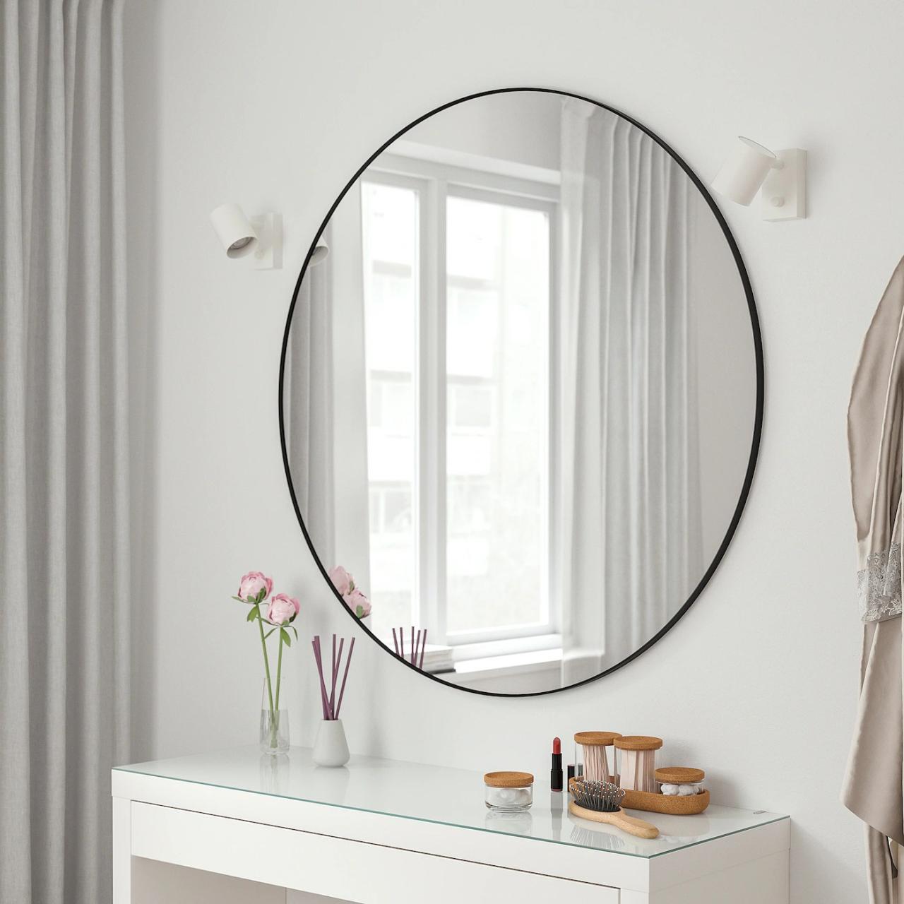 Petit miroir rond ikea