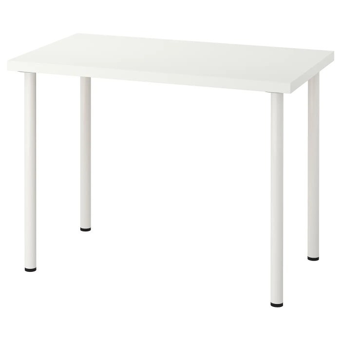 Alinea table blanche laquee