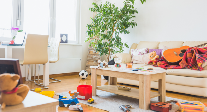 Creer un coin jeux pour enfants dans le salon