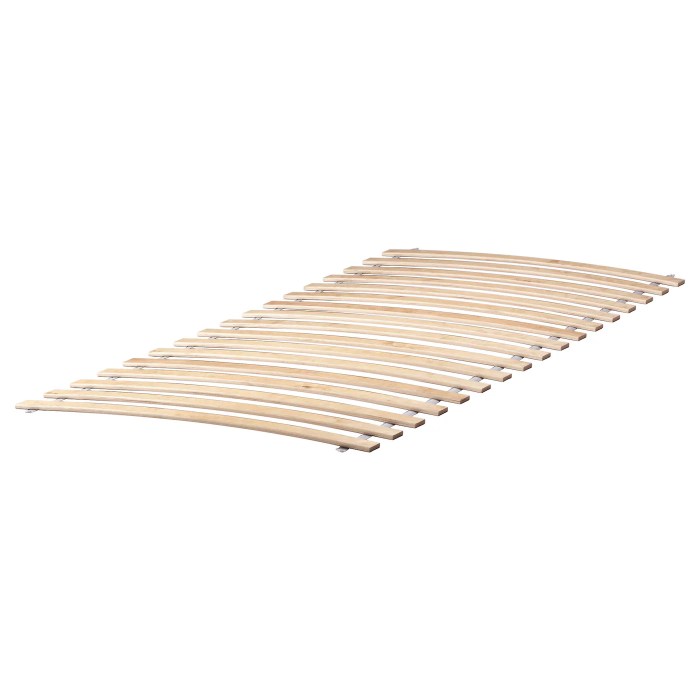 Slatted bed freestanding basic base king super