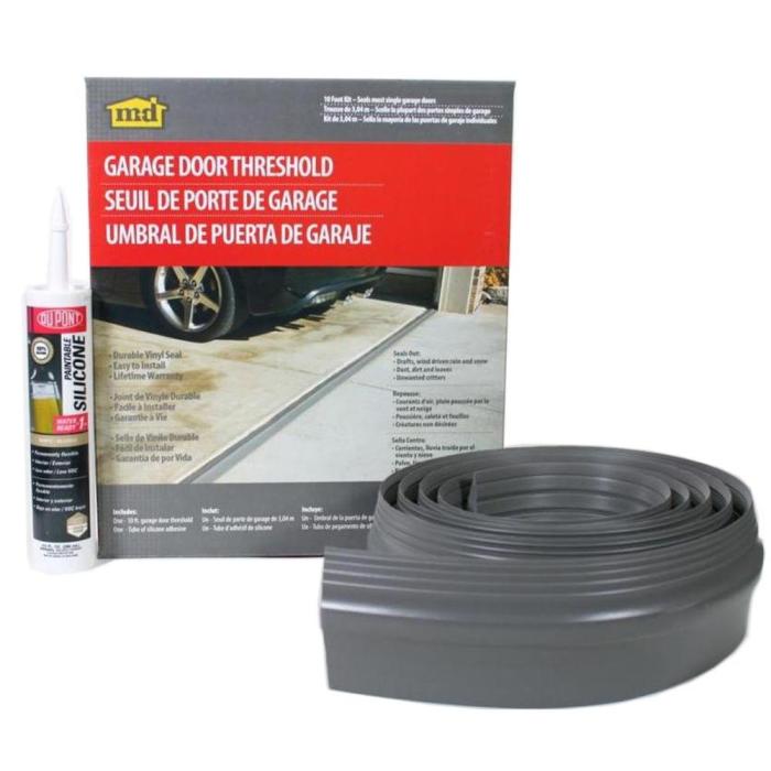 Threshold door garage aluminium aluminum floor seal garagedoorweatherseal