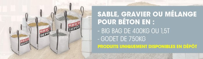 Big bag gravier brico depot