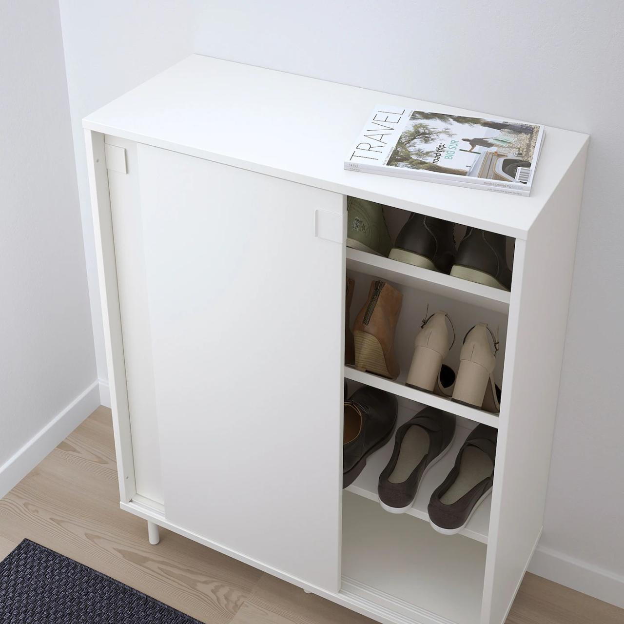 Meuble entryway chaussures hallway closet hemnes rak chaussure entree minimalis putih sepatu narrow bon designmag stall foyer