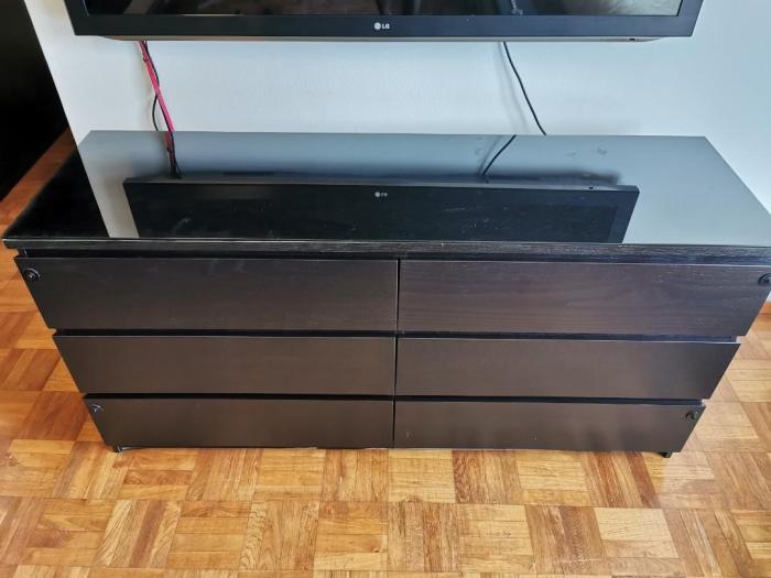 Lemari laci ikea malm memperbesar