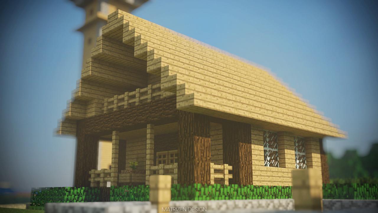 Model maison minecraft