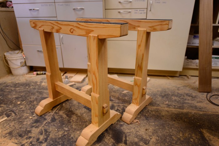 Sawhorses woodworking plans plan basics back wood tool stands woodstore workshop bases shop jigs magazine gr price our saved