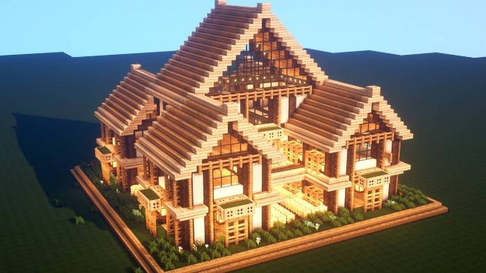 Belle maison minecraft tuto