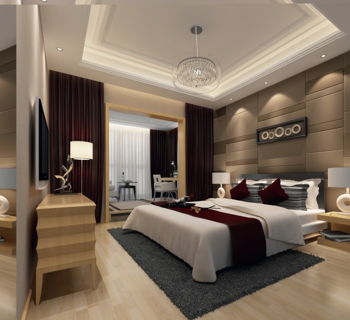 Bedroom 3d modern model max interior cgtrader models 3ds like