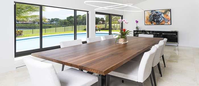 Mobilier design pour salle a manger contemporaine