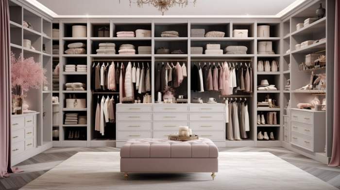 Chambre moderne avec dressing