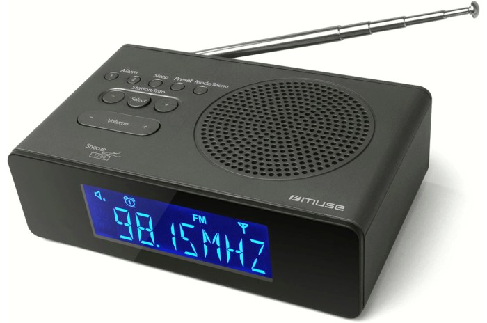 Radio reveil brandt bcr190 slim