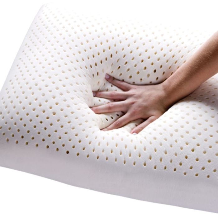 Latex pillow sleeping thailand bread shape traditional foam sleepers side natural rubber sleep firmness