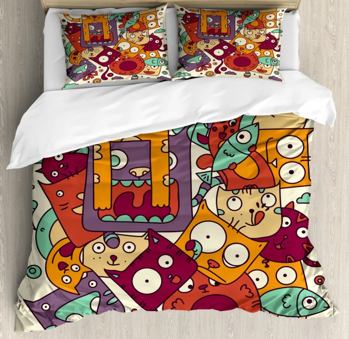 Duvet graffiti cover