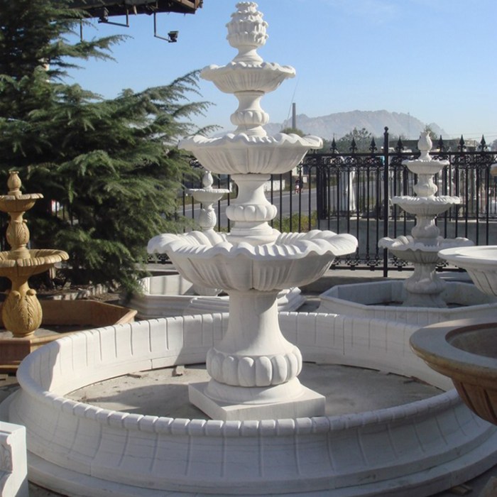 Fontaine en pierre castorama