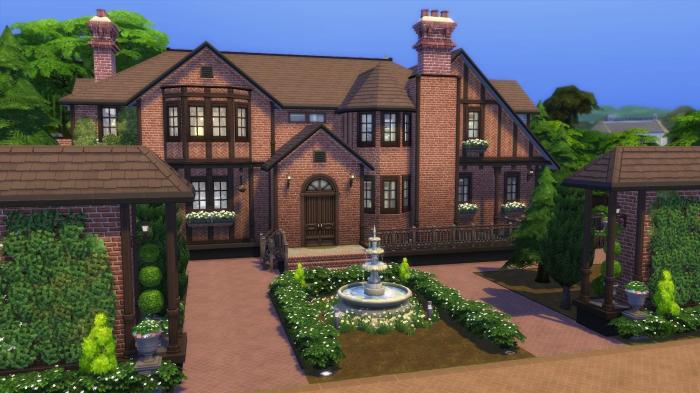 Maison les sims 4