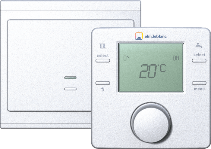 Thermostat chaudiere elm leblanc