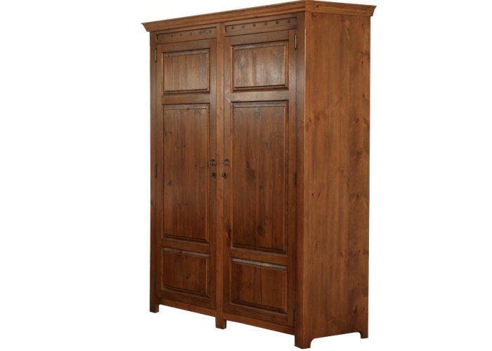 Armoire chene massif 2 portes