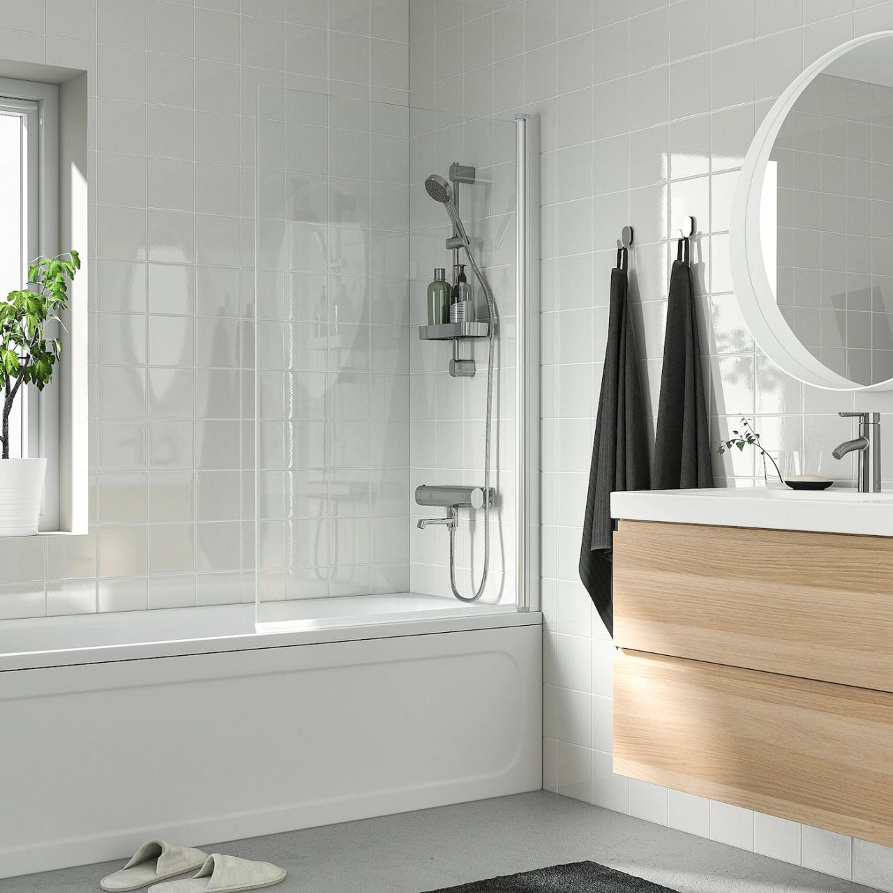 Vitre baignoire ikea