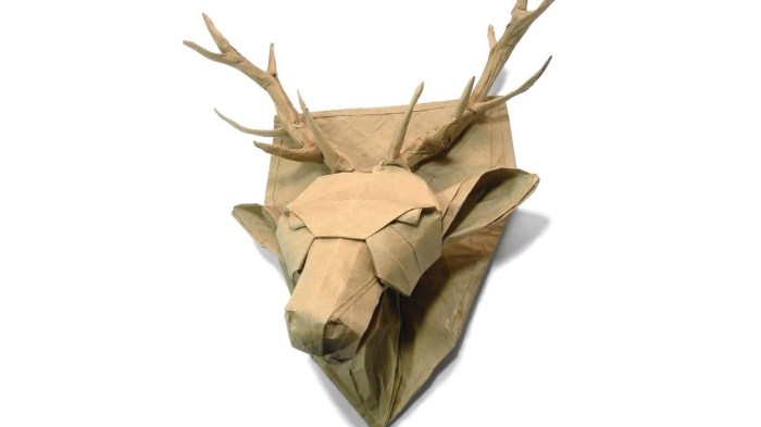 Tete de cerf origami maison du monde