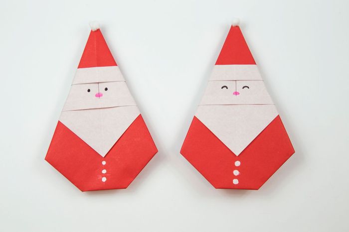 Origami facile de noel