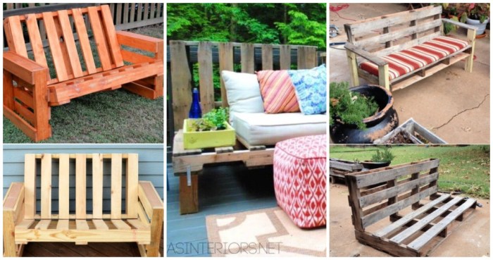 Plan pour faire un banc en palette