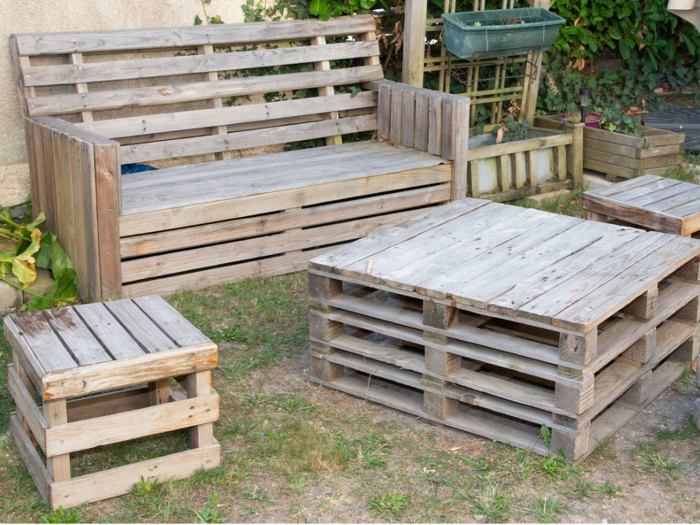 Faire une banquette avec des palettes