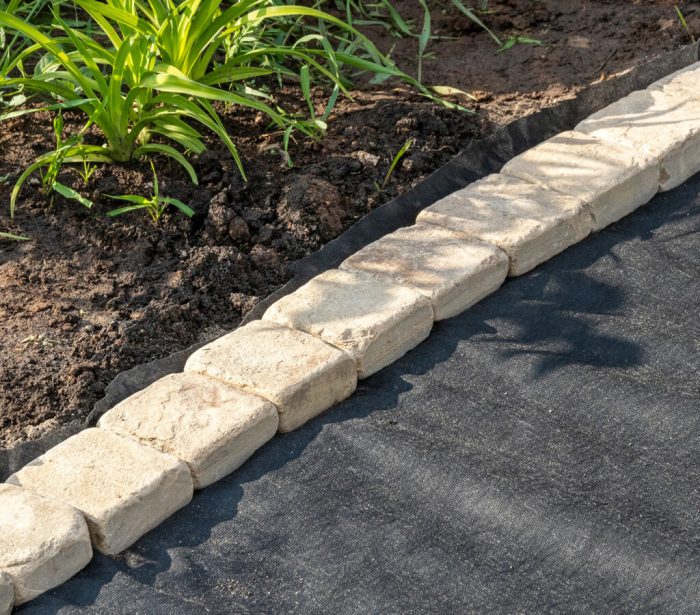 Edging concrete gray scalloped stone edge stones scallop edger ft rubber depot border rock mutual materials landscape decorative share homedepot