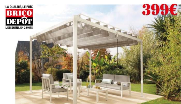 Pergola 4x3 brico depot