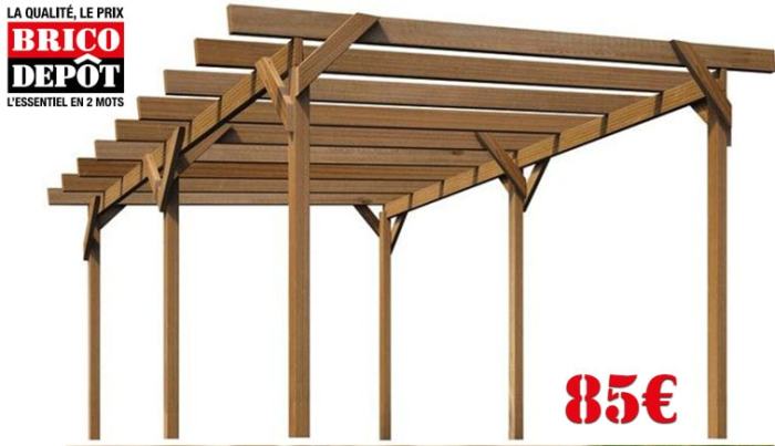 Pergola gazebo wpc brico alu ecolegno bioclimatique saimex classy covered frais