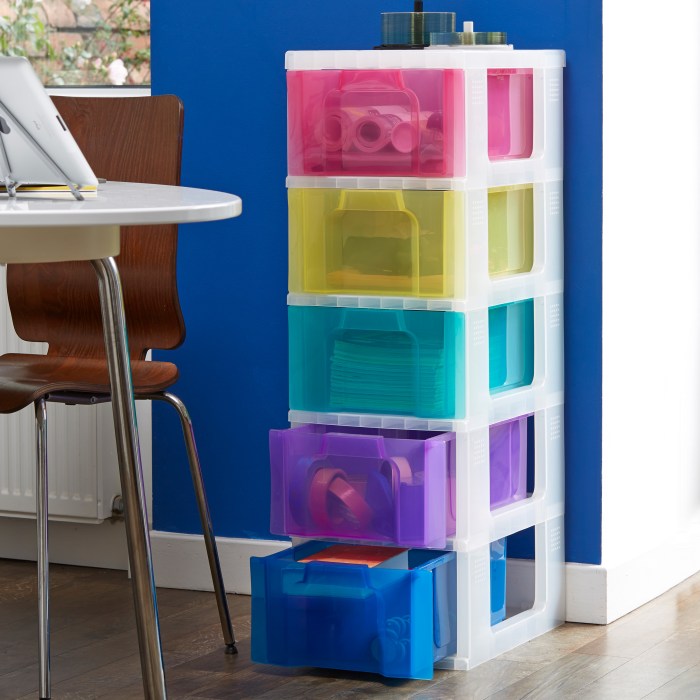 Drawer unit useful really literature tower plastic storage