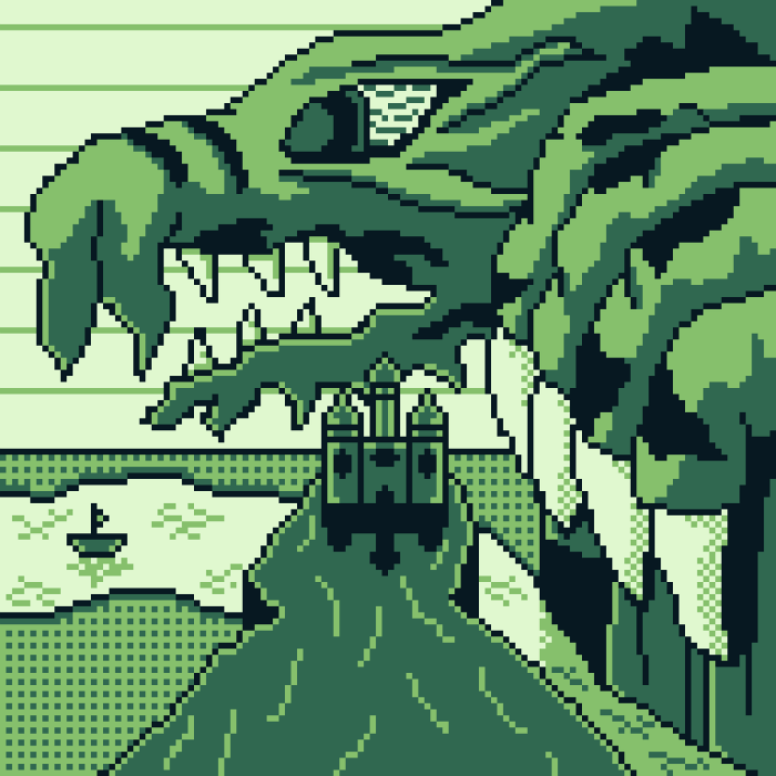 Pixel art minecraft monstre