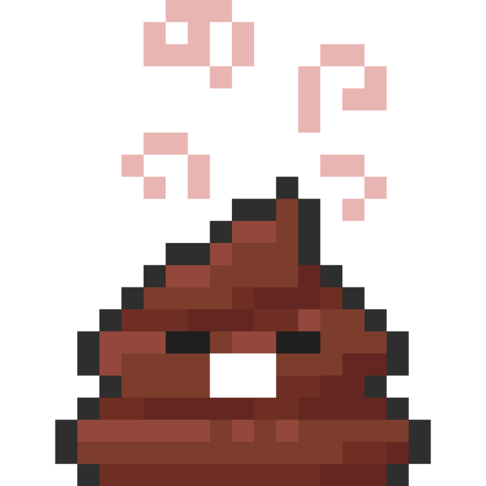 Pixel art de caca