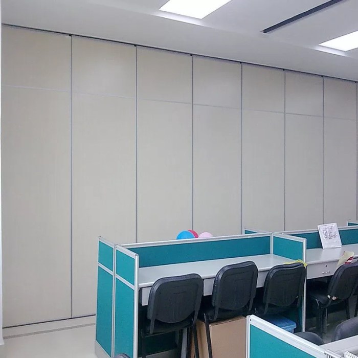 Divider partition pvc simple partitions pembatas kantor dinding geser partisi lipat ruangan akustik